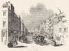 LONDON. Pall-Mall c1740 1845 old antique vintage print picture