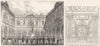 ROYAL EXCHANGE. 2nd ; St Mary Woolnoth, Lombard 1845 old antique print picture