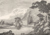 DERBYS. Thomas Lombe's Silk-mill, Derby 1845 old antique vintage print picture