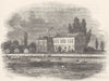 LONDON. Folly House, Blackwall 1845 old antique vintage print picture