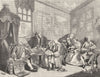 ROMANCE. Wedding-la-Mode Signing Contract 1845 old antique print picture