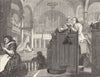 PORTRAITS. Industrious Apprentice, Church 1845 old antique print picture