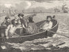PORTRAITS. Idle Apprentice sent to Sea 1845 old antique vintage print picture