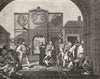 FRANCE. Calais gate 1845 old antique vintage print picture