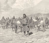 TIBET. A group of Tibetans 1893 old antique vintage print picture