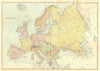 EUROPE POLITICAL. Shows independent Georgia. Austria-Hungary. BLACKIE 1893 map