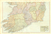 IRELAND SOUTH. Munster. Inset Queenstown (Cobh) Harbour. BLACKIE 1893 old map