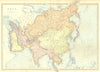 ASIA.Siam British India Belochistan Arabia China Japan Persia.BLACKIE 1893 map