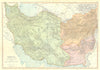 SOUTH WEST ASIA.Persia Afghanistan Beloochistan.Pakistan Iran.BLACKIE 1893 map