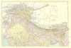 BRITISH INDIA NORTH. Nepal Bhutan. Native states. Railways. BLACKIE 1893 map