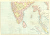 BRITISH INDIA SOUTH.Ceylon Maldives Pegu Tenasserim Singapore.BLACKIE 1893 map