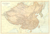 CHINESE EMPIRE. Korea Formosa Taiwan. Shows treaty ports. BLACKIE 1893 old map