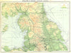 ENGLAND. England Wales-North 1900 old antique vintage map plan chart