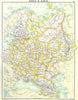 RUSSIA. European Russia 1900 old antique vintage map plan chart