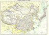 JAPAN. & China 1900 old antique vintage map plan chart