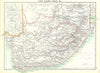 SOUTH AFRICA. Cape Colony, Natal 1900 old antique vintage map plan chart