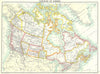 CANADA. Dominion of 1900 old antique vintage map plan chart