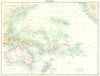 AUSTRALASIA. Oceania Pacific Polynesia  1900 old antique map plan chart
