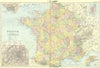 FRANCE. Havre; Corsica; Paris; Riviera 1905 old antique vintage map plan chart
