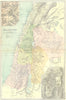 ISRAEL. Palestine; Jerusalem; plan 1905 old antique vintage map chart