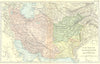 IRAN. Afghanistan Baluchistan UAE Gulf 1905 old antique vintage map plan chart