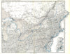 USA. Boston; New York New England Pennsylvania 1879 old antique map plan chart