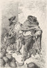 SPAIN. Market Gardeners, Valencia 1881 old antique vintage print picture