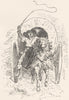 SPAIN. A Tartanero 1881 old antique vintage print picture