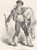 SPAIN. The Navaja 1881 old antique vintage print picture