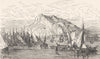 SPAIN. Alicante 1881 old antique vintage print picture