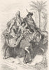 SPAIN. Peasant in the neighbourhood of Carcagente 1881 old antique print