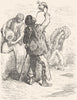 SPAIN. Aguadores of Lorca 1881 old antique vintage print picture