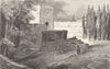 SPAIN. The gate of justice, Alhambra 1881 old antique vintage print picture