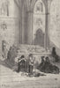 SPAIN. Tomb of Ferdinand & Isabella, cathedral Granada 1881 old antique print