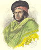 SPAIN. The Gipsy Rico 1881 old antique vintage print picture