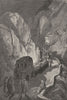 SPAIN. The Puerto de Arenas-Route from Granada to Jaen 1881 old antique print