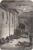 SPAIN. A Relay at Jean 1881 old antique vintage print picture