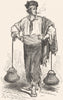 SPAIN. The Charran of Malaga 1881 old antique vintage print picture