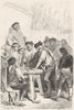 SPAIN. A baratero exacting the barato 1881 old antique vintage print picture