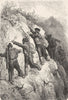 SPAIN. Smugglers of the Serrania de Ronda 1881 old antique print picture