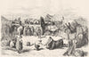 SPAIN. The Herradero on the banks of the Guadalquivir 1881 old antique print