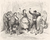 SPAIN. The Aragonese Jota 1881 old antique vintage print picture