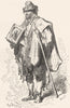 SPAIN. Andalucian Santero 1881 old antique vintage print picture