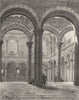 SPAIN. Alcazar of Toledo 1881 old antique vintage print picture