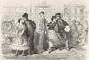 SPAIN. Scene from the 'Tio Caniyitas 1881 old antique vintage print picture