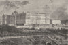 SPAIN. The Palacio real of Madrid 1881 old antique vintage print picture