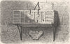 SPAIN. The CID's Coffer, Burgos Cathedral 1881 old antique print picture