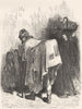 SPAIN. An Aragonese Pedlar 1881 old antique vintage print picture