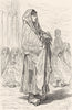 SPAIN. Fowl merchant, Vitoria 1881 old antique vintage print picture