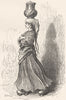 SPAIN. Basque Peasant 1881 old antique vintage print picture